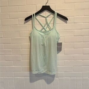 NWT Athleta Green Camisole Strappy Workout Tank